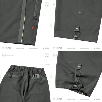 「MRZ-01」 SOFTBOX Axis Track Pants #L-GRAY [GOOPI-24AW-NOV-04]