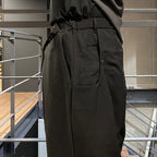 BALLOON CROPPED TROUSERS #Black [FST03242M0003]