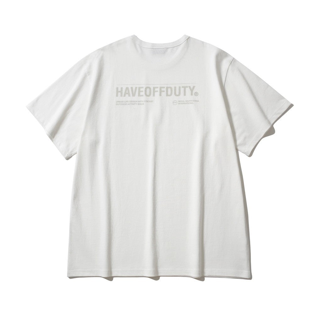 BACK LOGO TEE #OFF WHITE [HOD26-01-TS006]