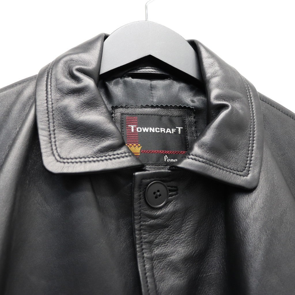 LEATHER BPP JACKET #BLACK [tc22f022]
