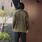 MIX MOHAIR CARDIGAN #KHAKI [26FW-WMK-KN04]