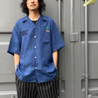 舐達麻 | HIGHTIMES | 50'S SHIRT S/S #NAVY [NMD-HIGHTIMES-WM-OC01]