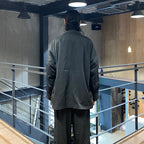 TECH LOOSE 2B JACKET TWILL #CHARCOAL [BJ-55024W]