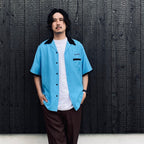 SWITCHING SHIRT S/S ( TYPE-2 ) #BLUE [26SS-WMS-OC08]