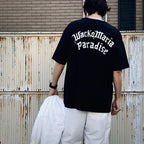 WASHED HEAVY WEIGHT CREW NECK T-SHIRT ( TYPE-2 ) #BLACK [26SS-WMT-WT03]