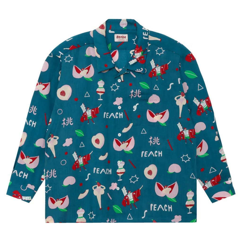 PEACH L/S #NAVY [AW25_AWA03-1]