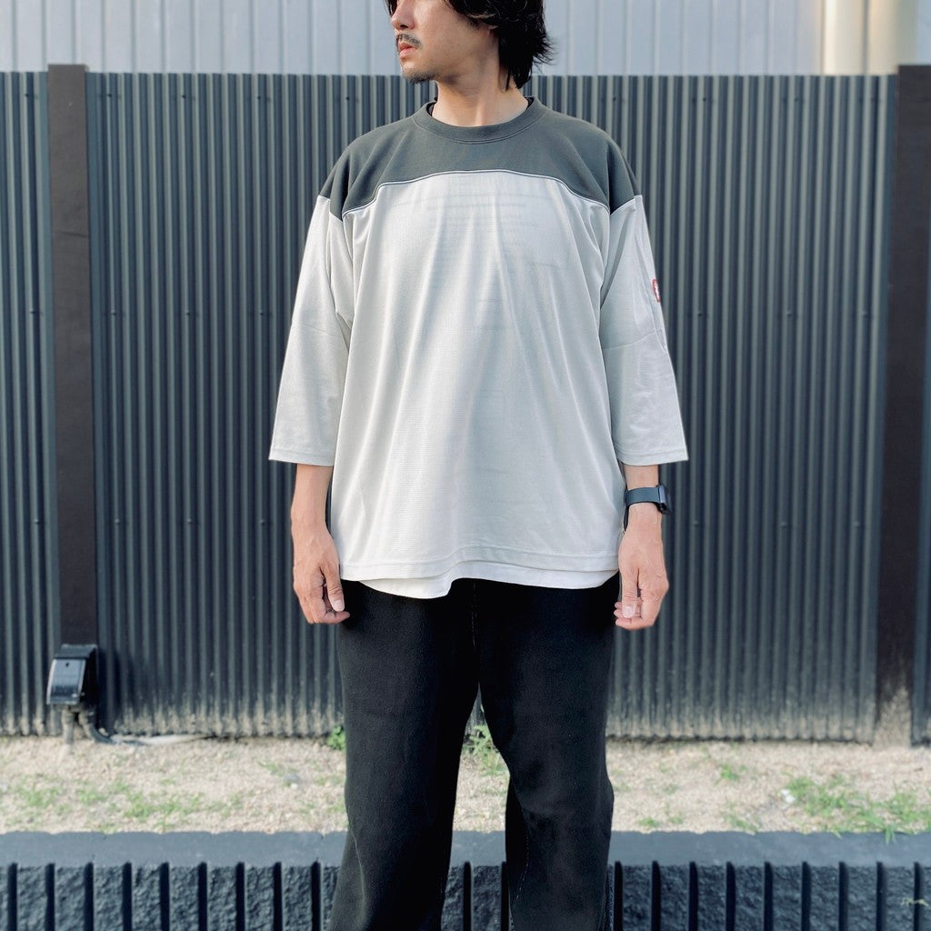 MESH FB CREW NECK #GREY [CES29CS31]