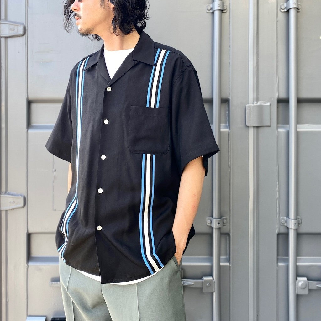 開關襯衫短袖 - 型號 1- #黑色 [24SS-WMS-OC13]