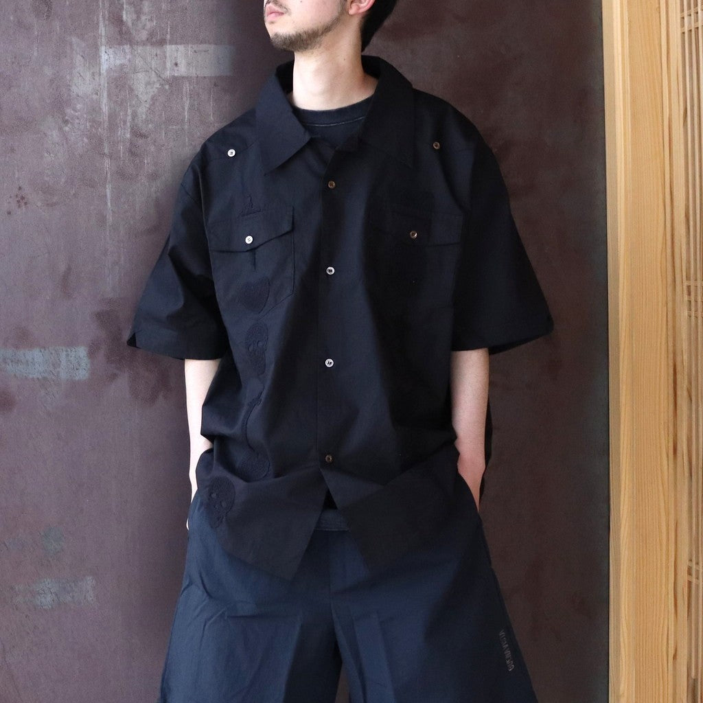 Guayabera s/s shirt #black [BV-SH2600610]