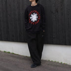 WORN-OUT 「RHCP ASTERISK」 SWEAT #BLACK [tl24f034]