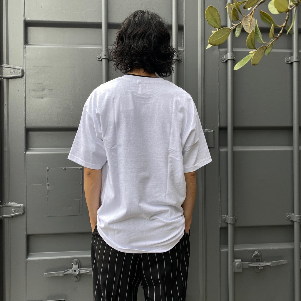 HIGHTIMES | CREW NECK T-SHIRT -TYPE 2- #WHITE [HIGHTIMES-WM-TEE02]