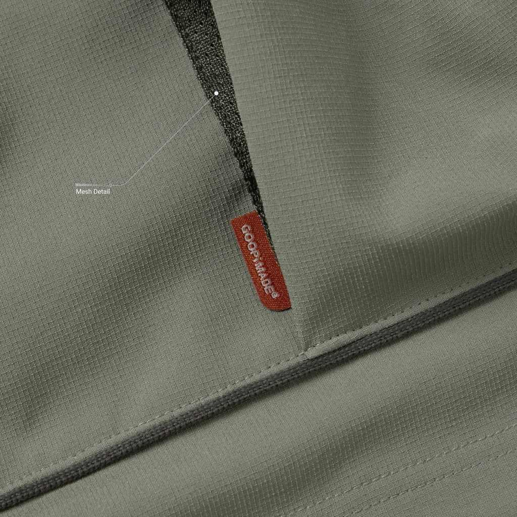 "LM-S01" G-輕便實用短褲 #SAGE [GOOPI-24SS-AUG-01]