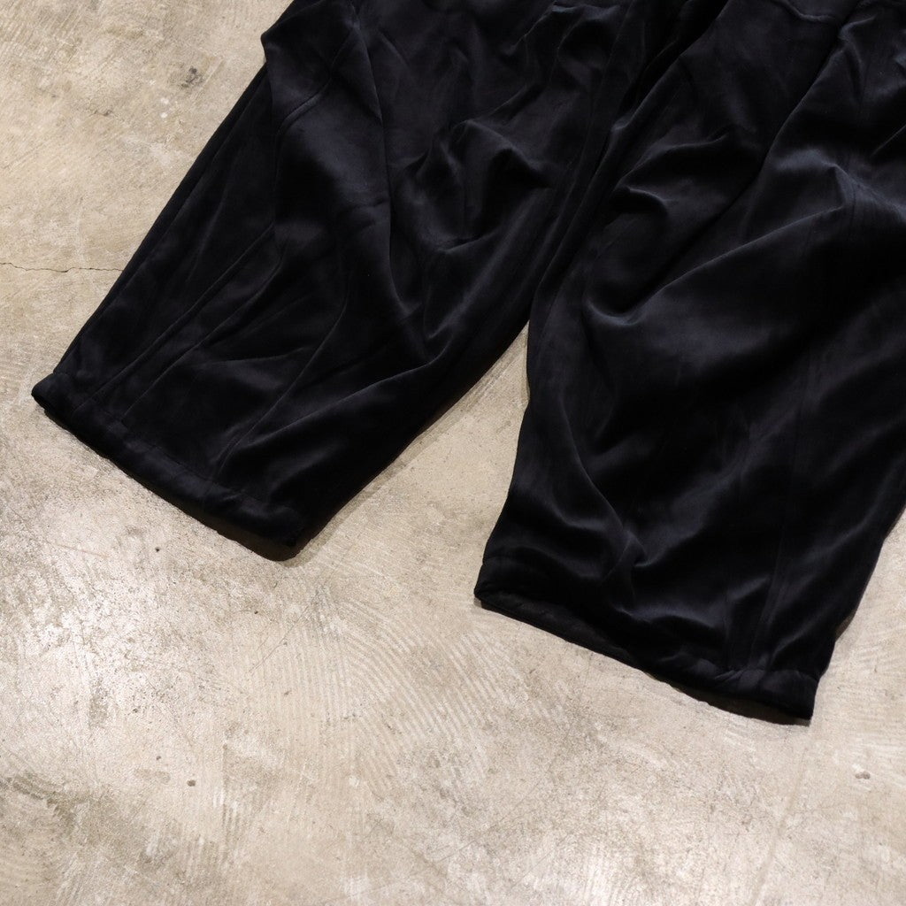 VELOUR BALLOON PANTS #BLACK [FW24-B07]