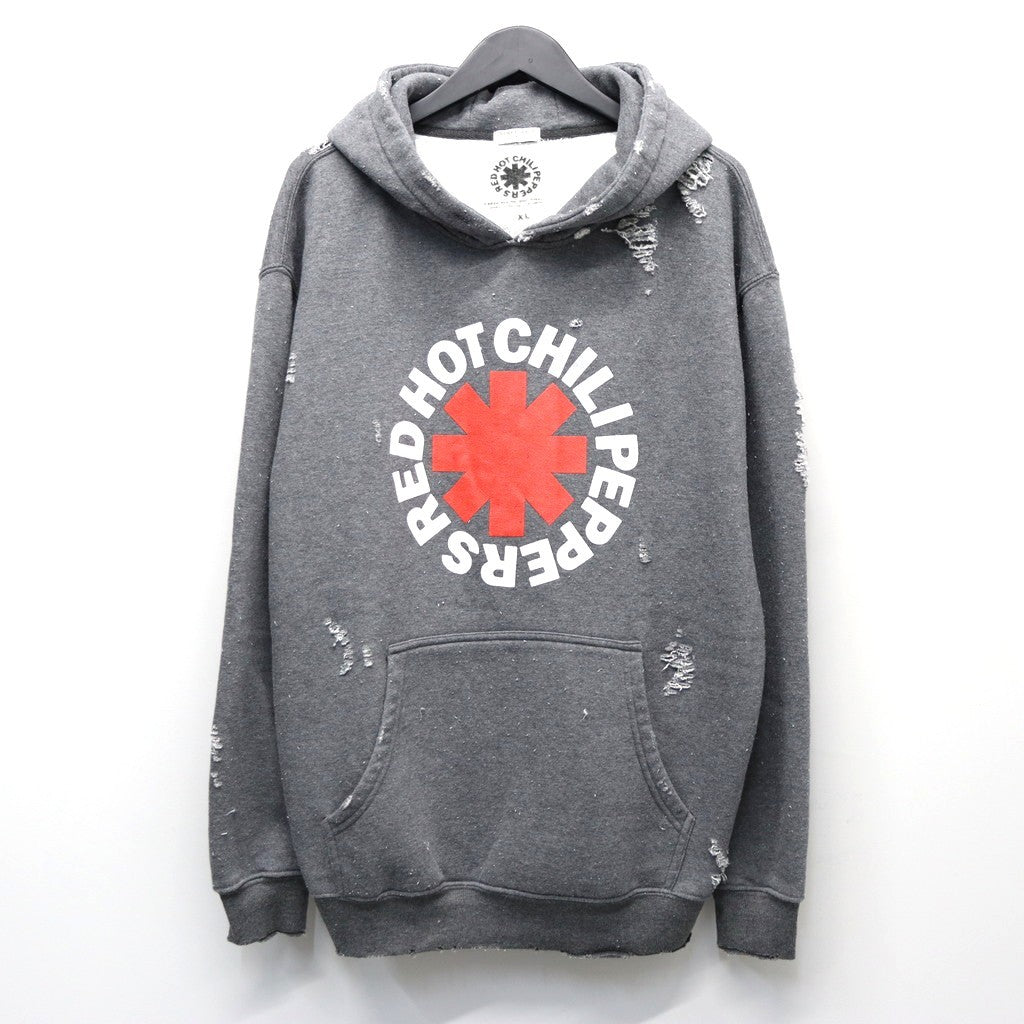 WORN-OUT 「RHCP ASTERISK」 HOODY #CHARCOAL [tl24f042]