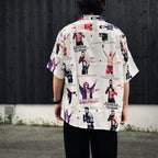 UFC | S/S HAWAIIAN SHIRT ( TYPE-1 ) #WHITE [UFC-WM-HI01]