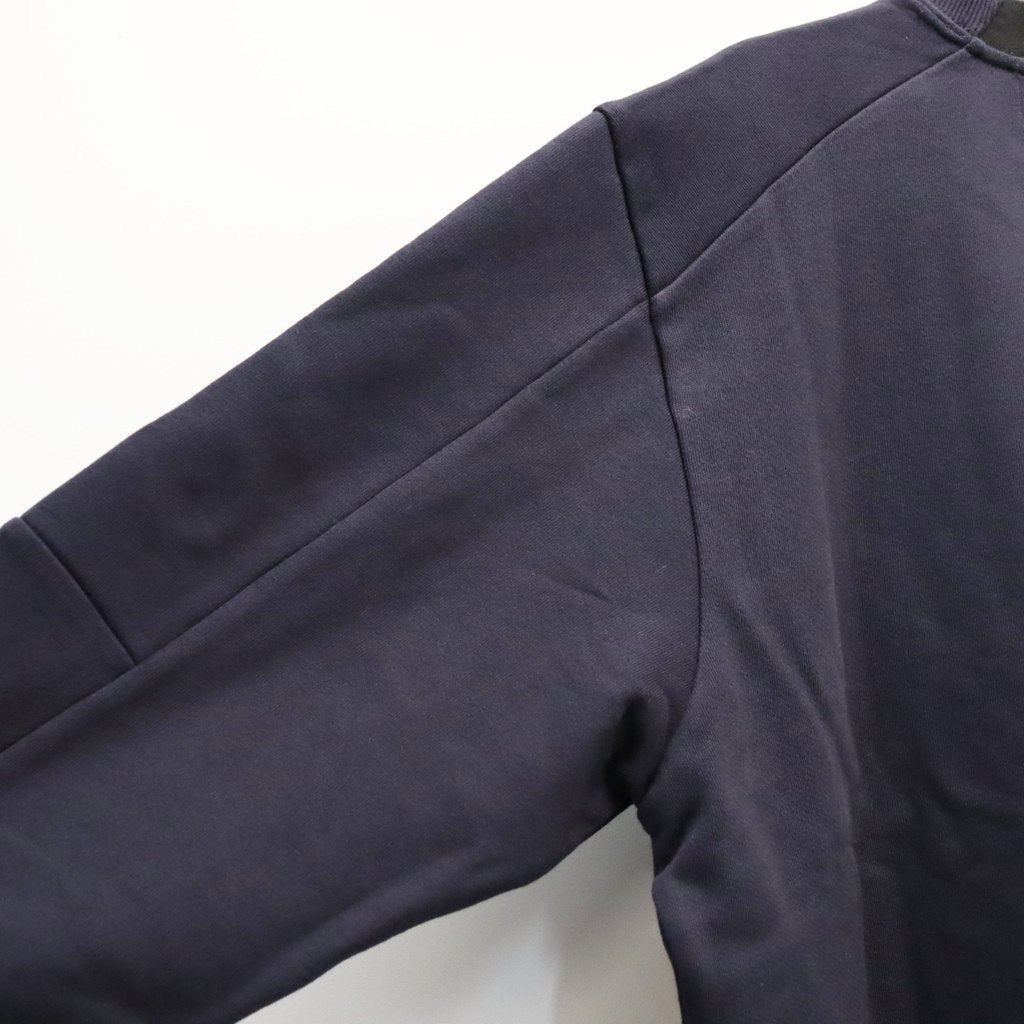 DIAGONAL RAISED FLEECE CREWNECK LENS SWEATSHIRT #TOTAL ECLIPSE 888 [RCCMSS713A-005086W-26FWP]