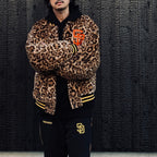 MLB | SD | REVERSIBLE VARSITY JACKET ( TYPE-3 ) #BLACK-BEIGE [MLB-WM-BL03]