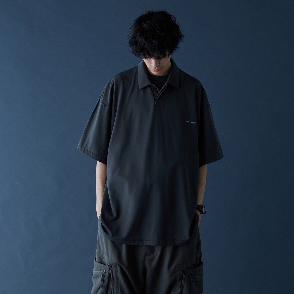 「GNV-07」柔光箱 Polo 衫 #Asphalt [GOOPi-22SS-JUN-01]