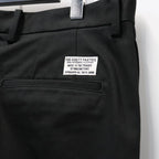 DOUBLE PLEATED CHINO TROUSERS ( TYPE-1 ) #BLACK [26FWE-WMP-PT01]