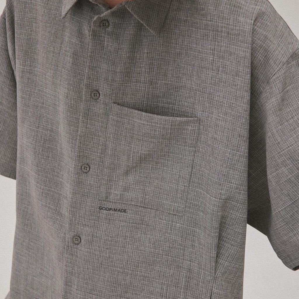 「GNV-S1」 SOFTBOX Oversized Strap Shirt #PADDY [GOOPI-24SS-APR-03]