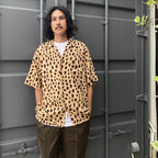 夏威夷襯衫 S/S - 款式 2 - #米色-棕色 [24SS-WMS-HI02]