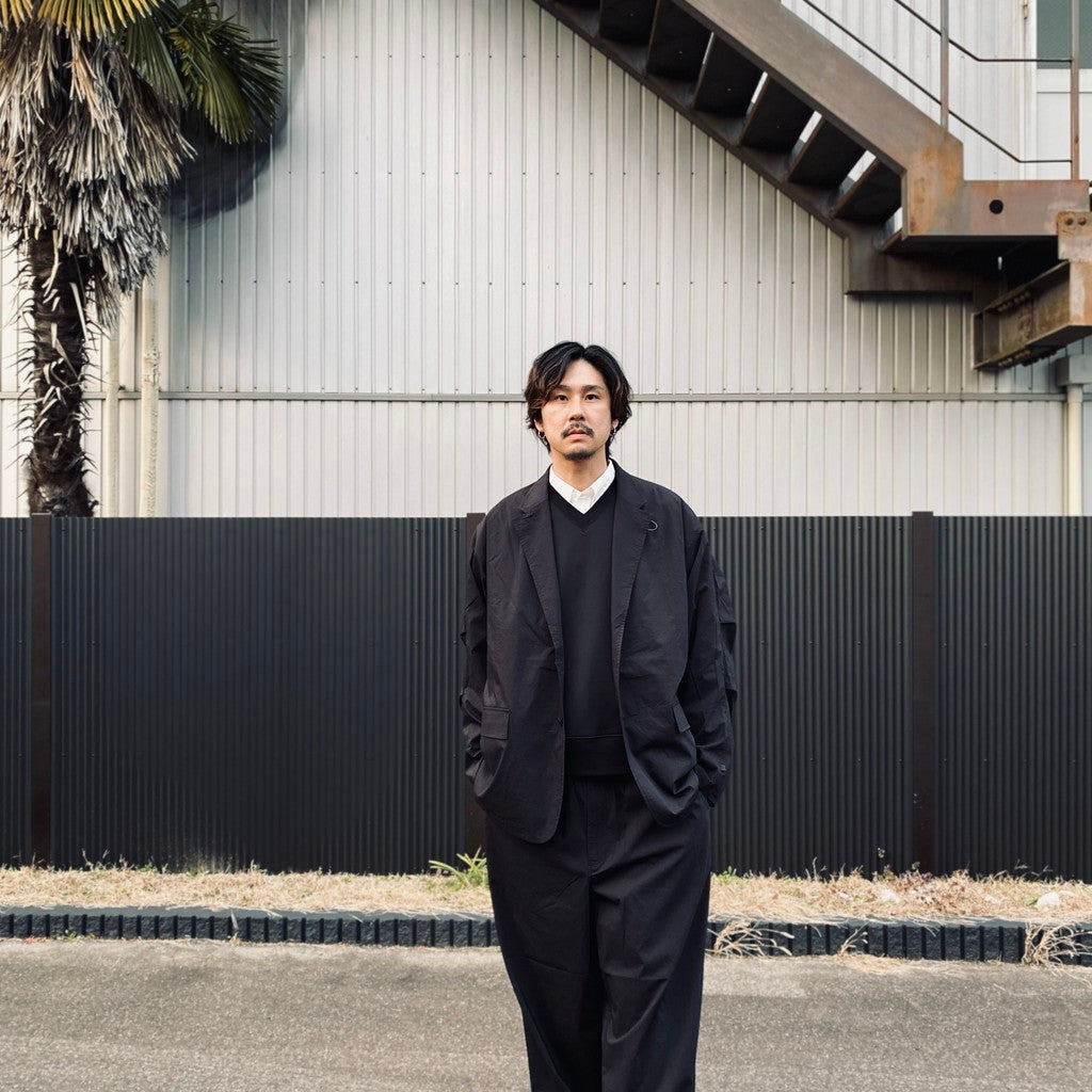 TECH SCUBA KNIT VEST #BLACK [BE-42026]