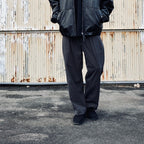 2TUCK WIDE CUT&SEW PANTS #GRAY [AY-1027]