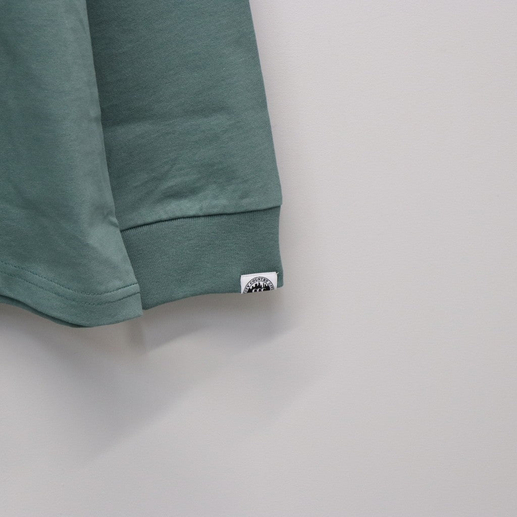 COTTON L/S T-SHIRT_CITY COUNTRY CITY #GREEN [CCC-261T002]