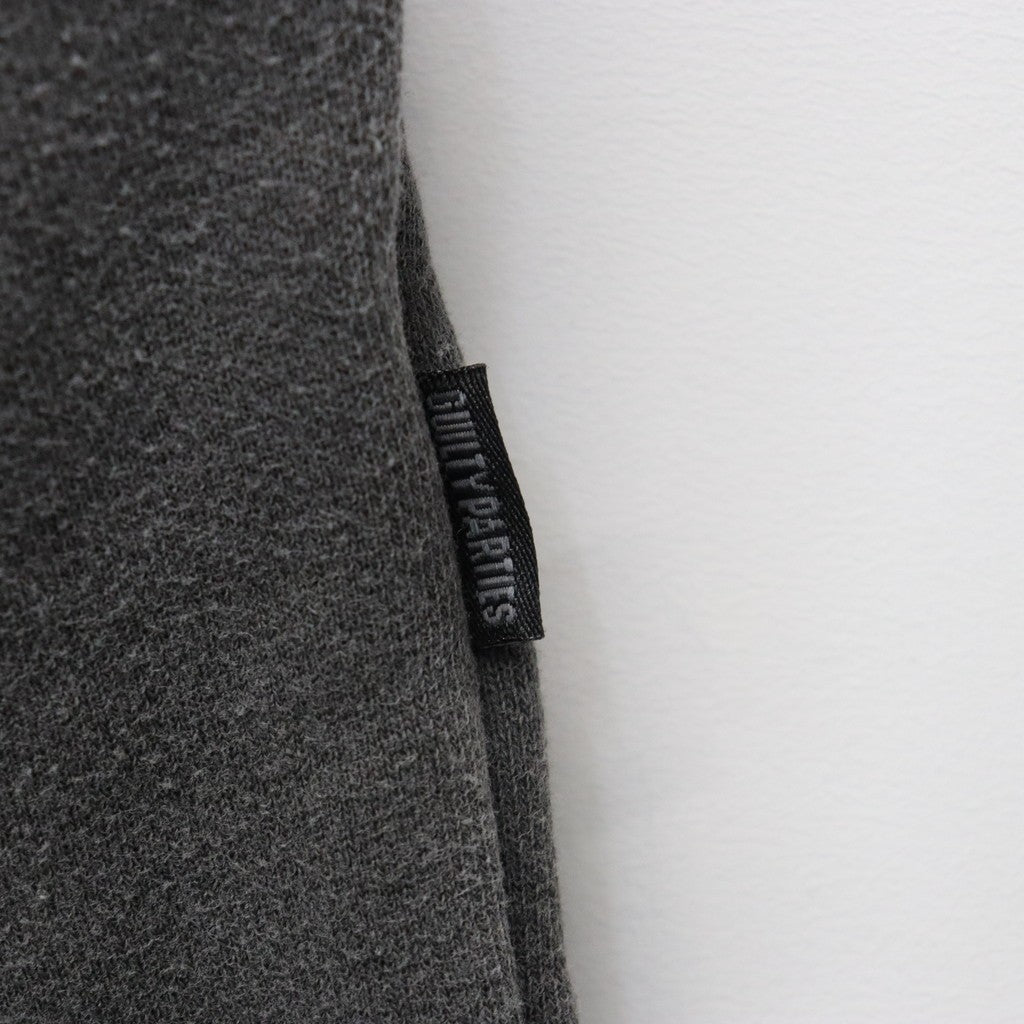 WASHED MIDDLE WEIGHT SWEAT PANTS #GRAY [26SS-WMC-SP02]