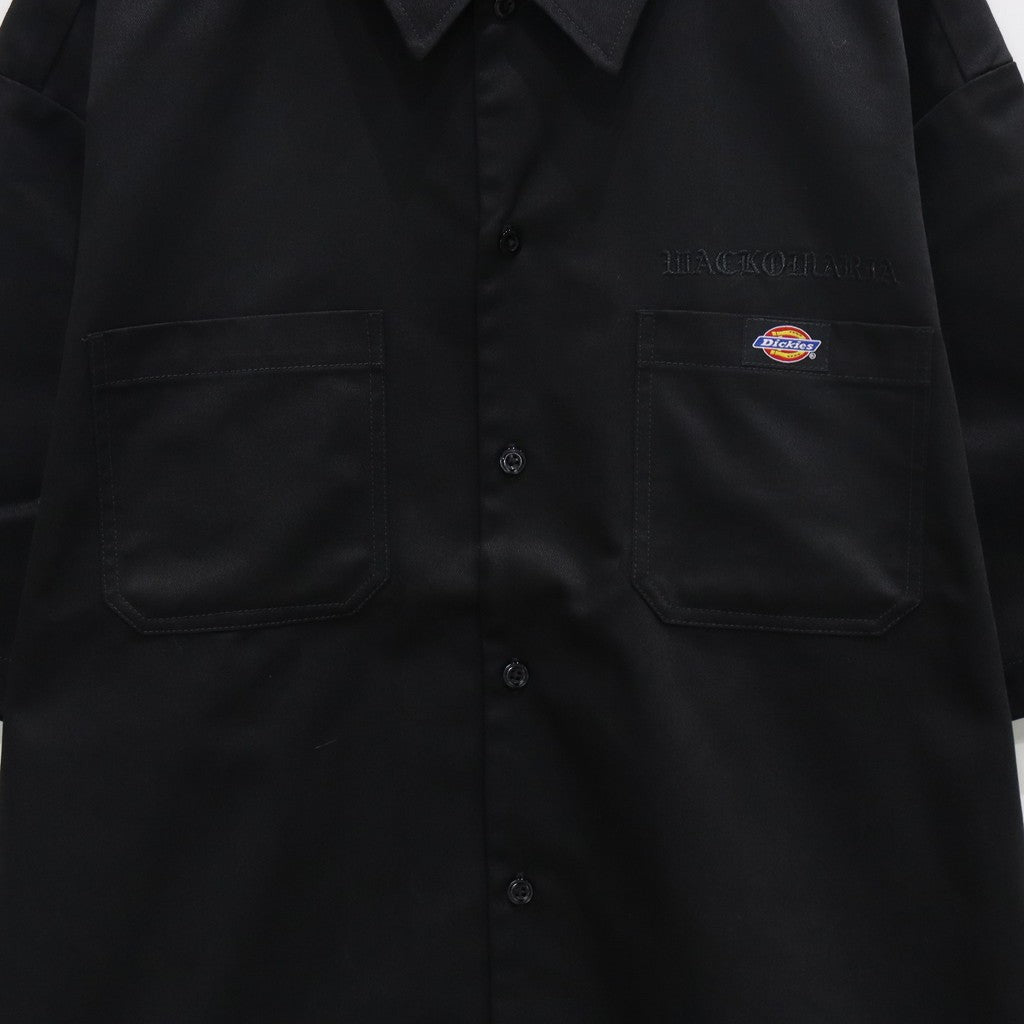 DICKIES | WORK SHIRT ( TYPE-1 ) #BLACK [25SS-WMS-DC01]