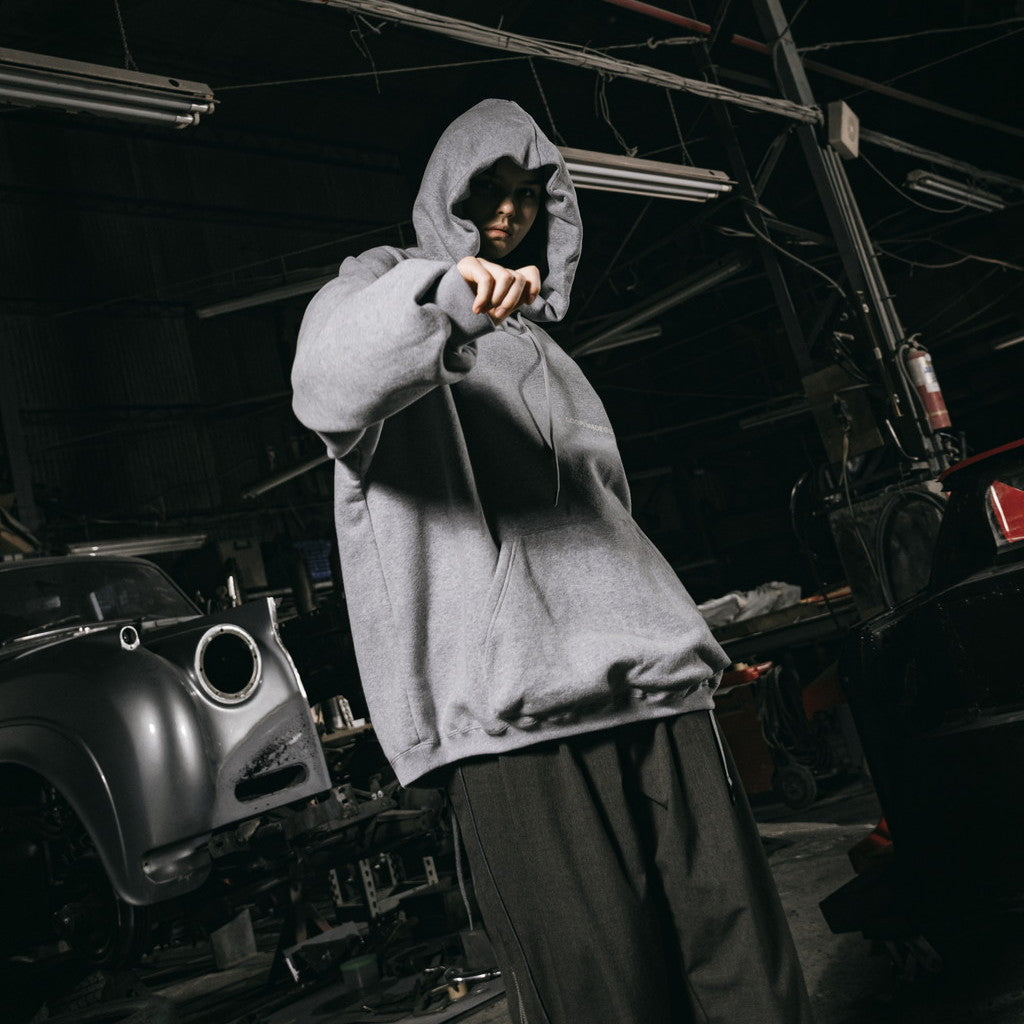 "G7-H1" 陰影漆連帽衫 #GRAY [GOOPI-23AW-OCT-03]