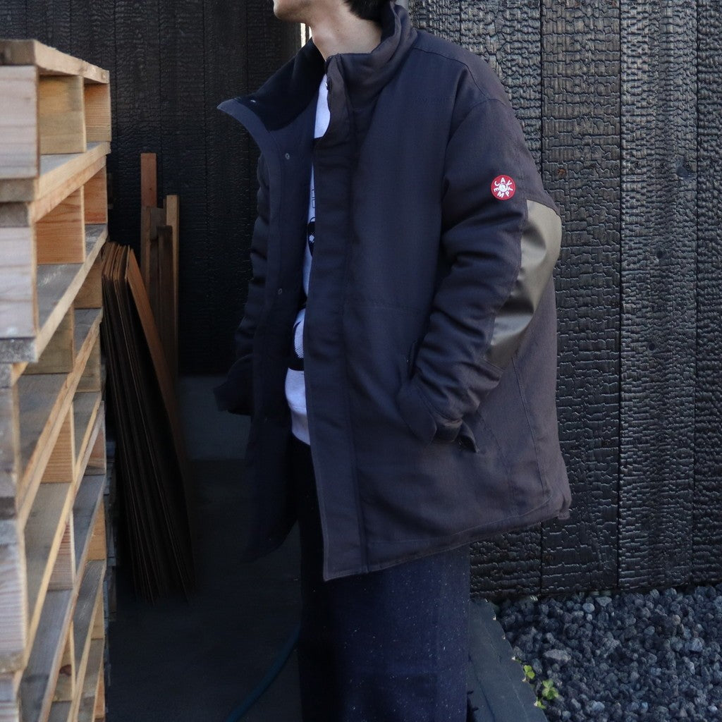 WARM PUFF ZIP COAT #CHARCOAL [CES28JK04]