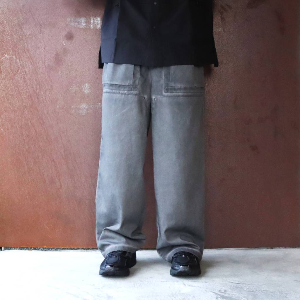GARMENT DYE WORK TROUSER #CHARCOAL [FST03262U0001]