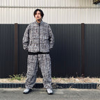 BLEEDING LOGO BALLOON PANTS #Black [SS26-B03]