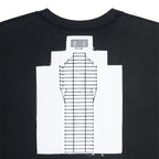 DBL KNIT SHORT SLEEVE CREW NECK #BLACK [CES29CS23]