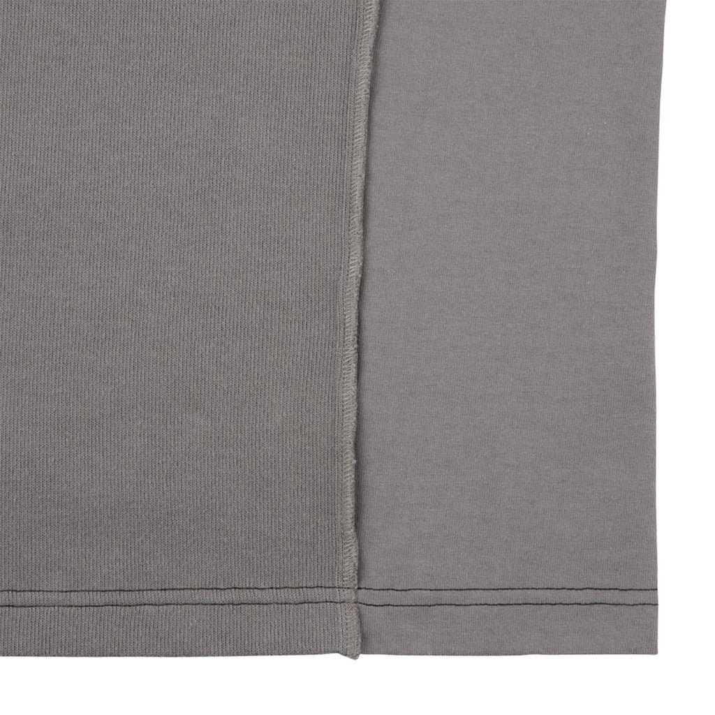 SIDE SEAM DBL KNIT LONG SLEEVE #CHARCOAL [CES27CS14]