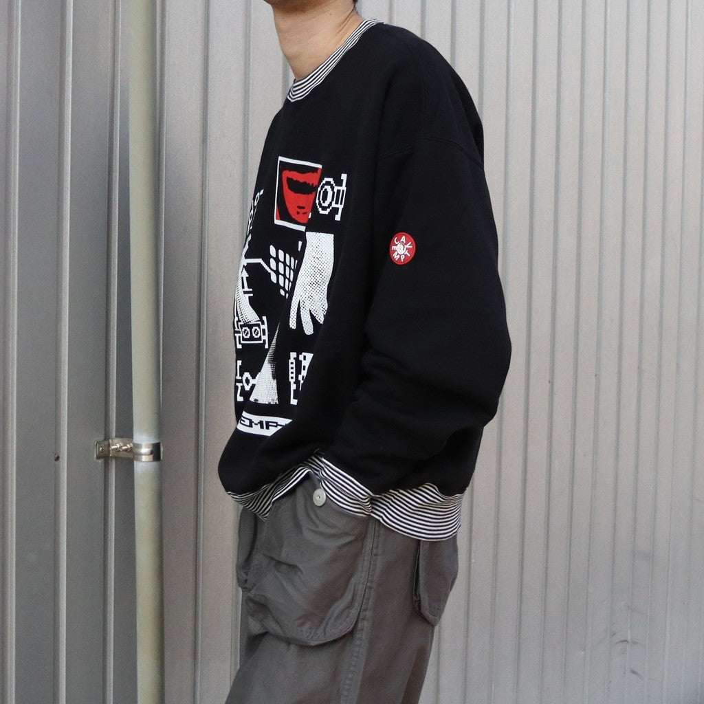 LIPS DISPLAY CREW NECK BLACK #BLACK [CES28CS04] – cocorozashi