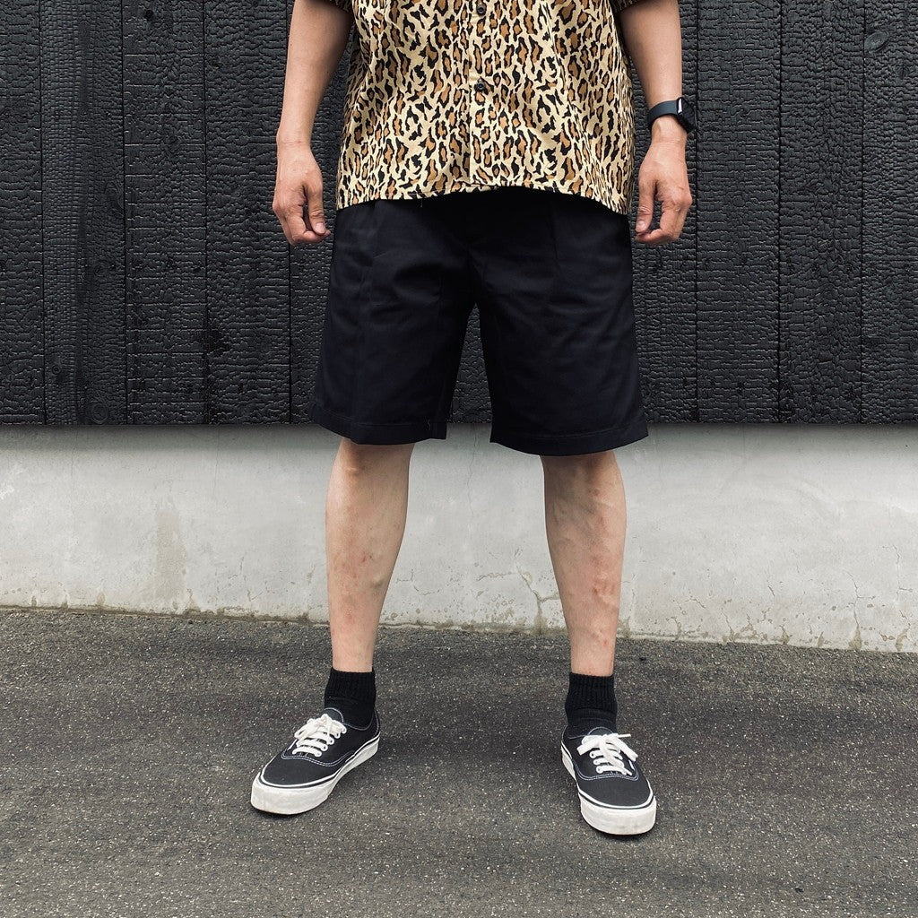 DICKIES | PLEATED SHORT TROUSERS #BLACK [26SS-WMP-DC02