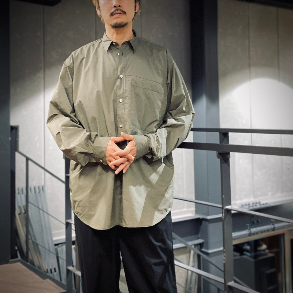 TECH TRAVEL SHIRT #WOLF GRAY [BE-64025]