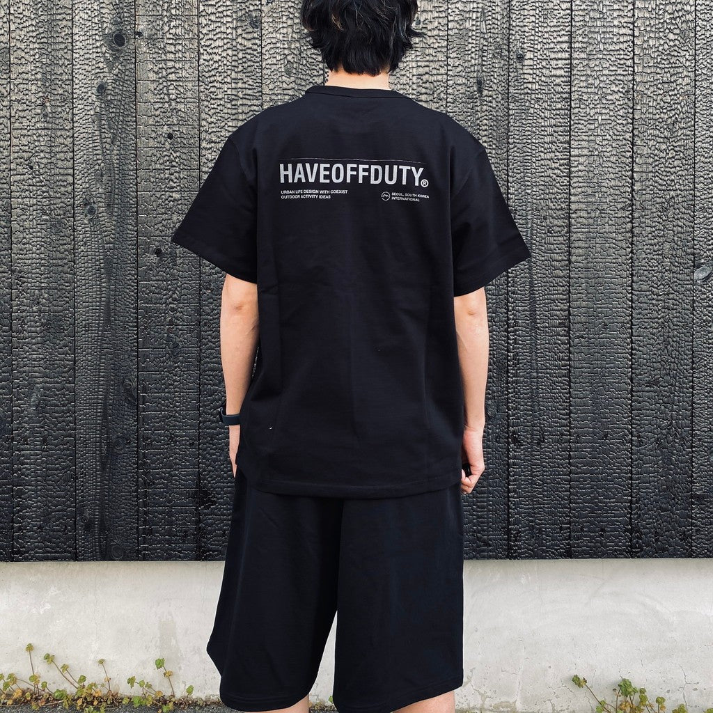 BACK LOGO TEE #BLACK [HOD26-01-TS006]