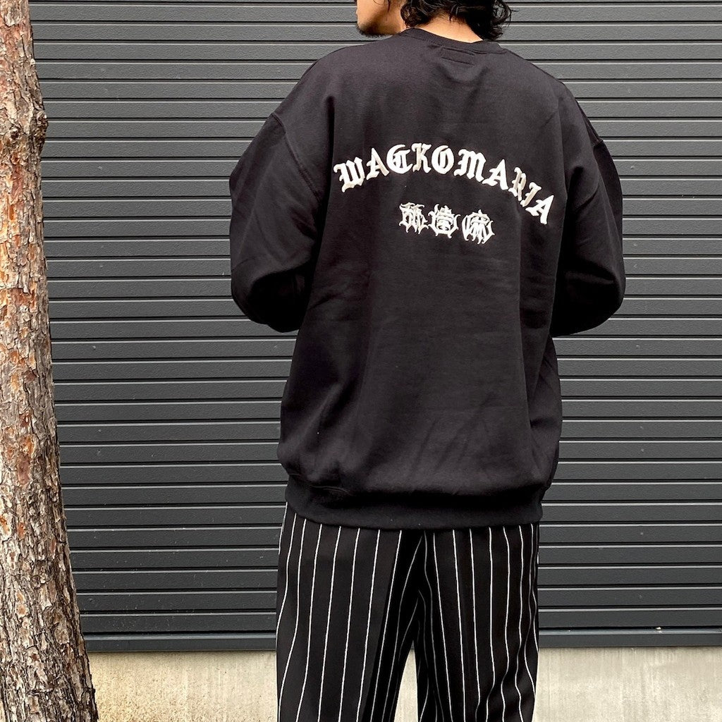 舐達麻 | HIGHTIMES | CREW NECK SWEAT SHIRT #BLACK [NMD-HIGHTIMES-WM-SS01]