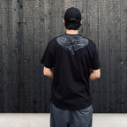 30/1 JERSEY SHORT SLEEVE GOGGLE T-SHIRT #BLACK 999 [RCCMTS725A-005100W]