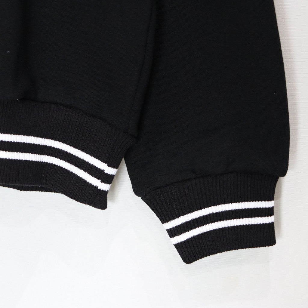 MIDDLE WEIGHT CREW NECK SWEAT SHIRT ( TYPE-3 ) #BLACK [25SS-WMC-SS27]