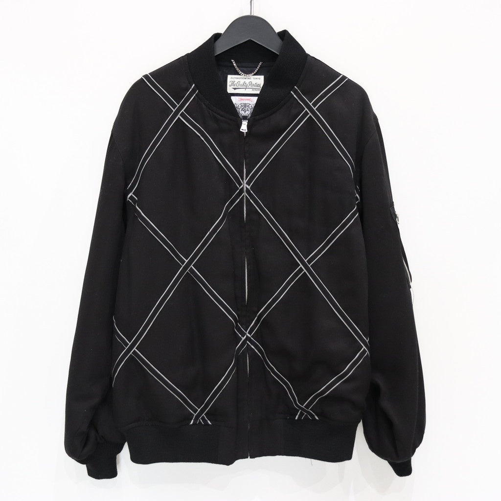 WOLF'S HEAD | 50'S JACKET #BLACK-GRAY [WOLFSHEAD-WM-BL17]
