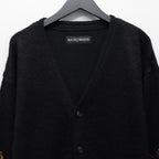 TIM LEHI | MOHAIR CARDIGAN #BLACK [25FW-WMK-KN21]