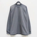 TECH DRAWSTRING L/S TEE #CHARCOAL [BE-40025]