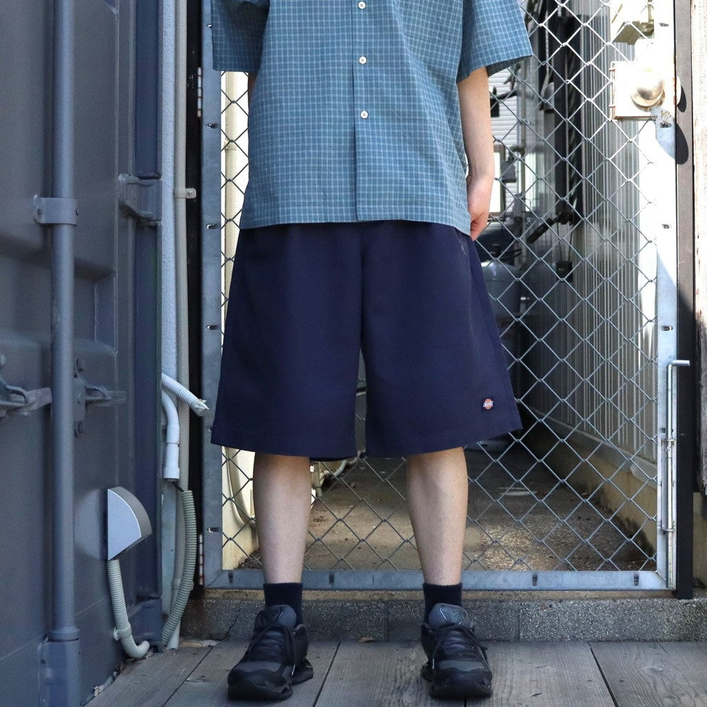 Dickies | Tuck Wide Shorts #Navy [SD26S-PT07]