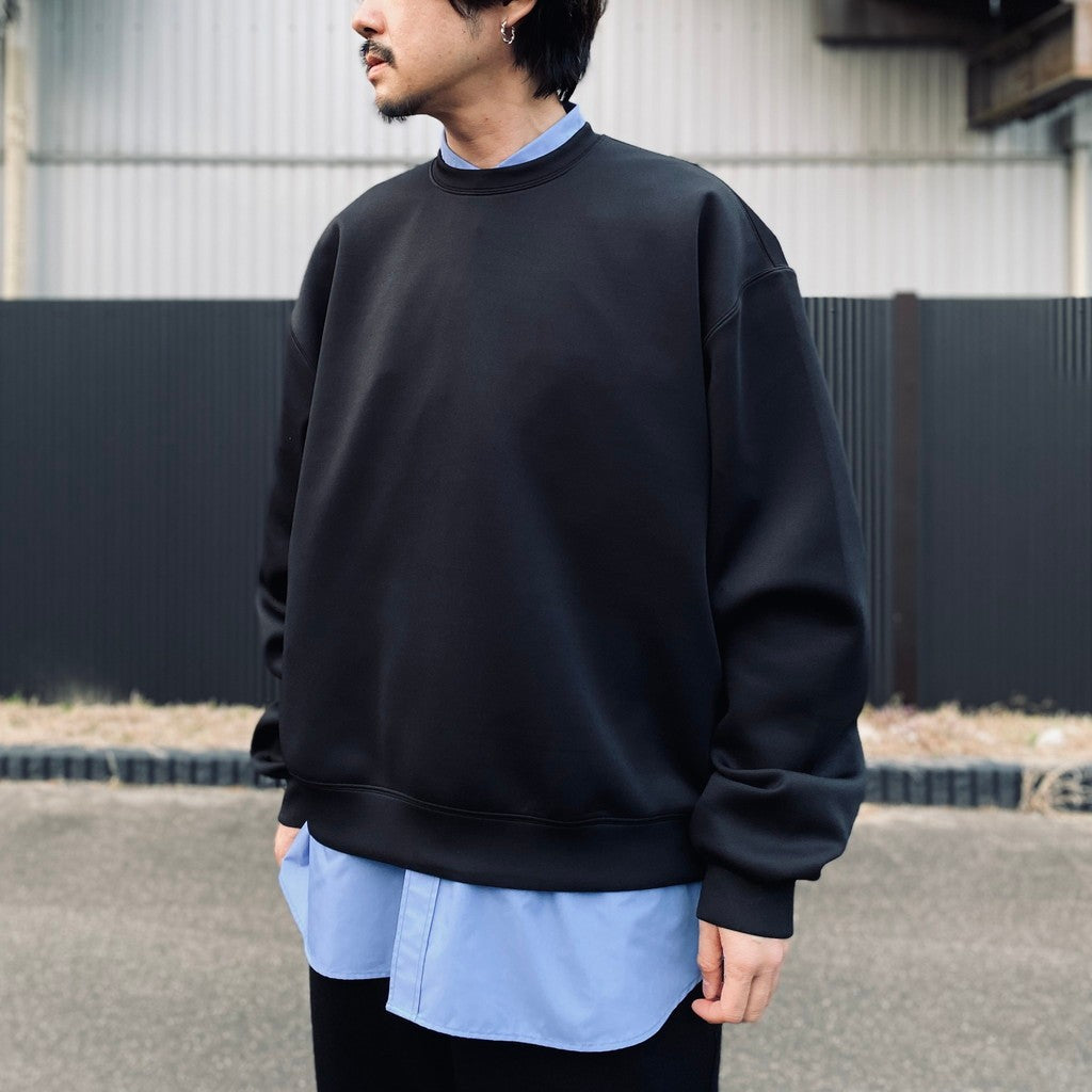 TECH REGULAR COLLAR SHIRT L/S SOLID #SAX [BE-81026]