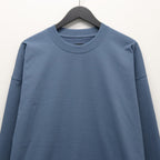 TECH DRAWSTRING L/S TEE #SMOKE BLUE [BE-34026]