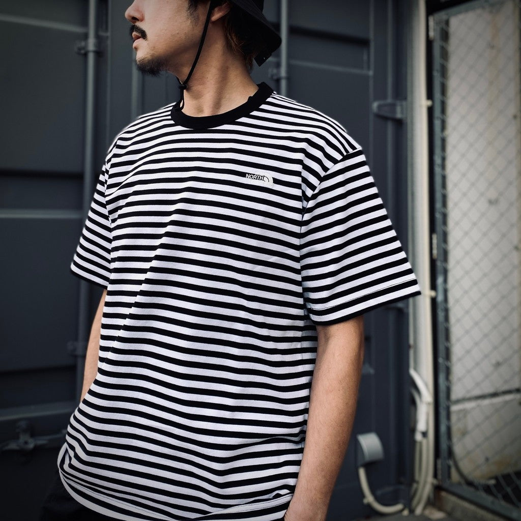 S/S MULTI BORDER TEE #KW [NT32455]